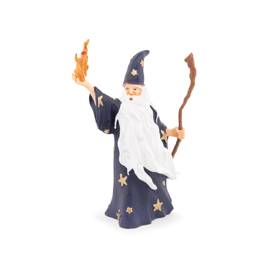 Merlin l'enchanteur Papo en PVC, Collection Monde enchanté, jouet éducatif idéal pour enfants