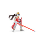 Roi au dragon rouge Papo en PVC, Collection Médiéval, jouet éducatif idéal pour enfants et collectionneurs