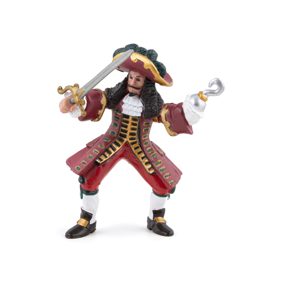 Capitaine pirate Papo en PVC, Collection Pirates et corsaires, jouet éducatif idéal pour enfants
