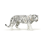 Figurine Tigre blanc Papo en PVC, thème félins, Collection Animaux sauvages, jouet éducatif idéal pour enfants et collectionneurs