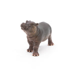 Figurine Bébé hippopotame  Papo en PVC, thème savane, Collection Animaux sauvages, jouet éducatif idéal pour enfants et collectionneurs