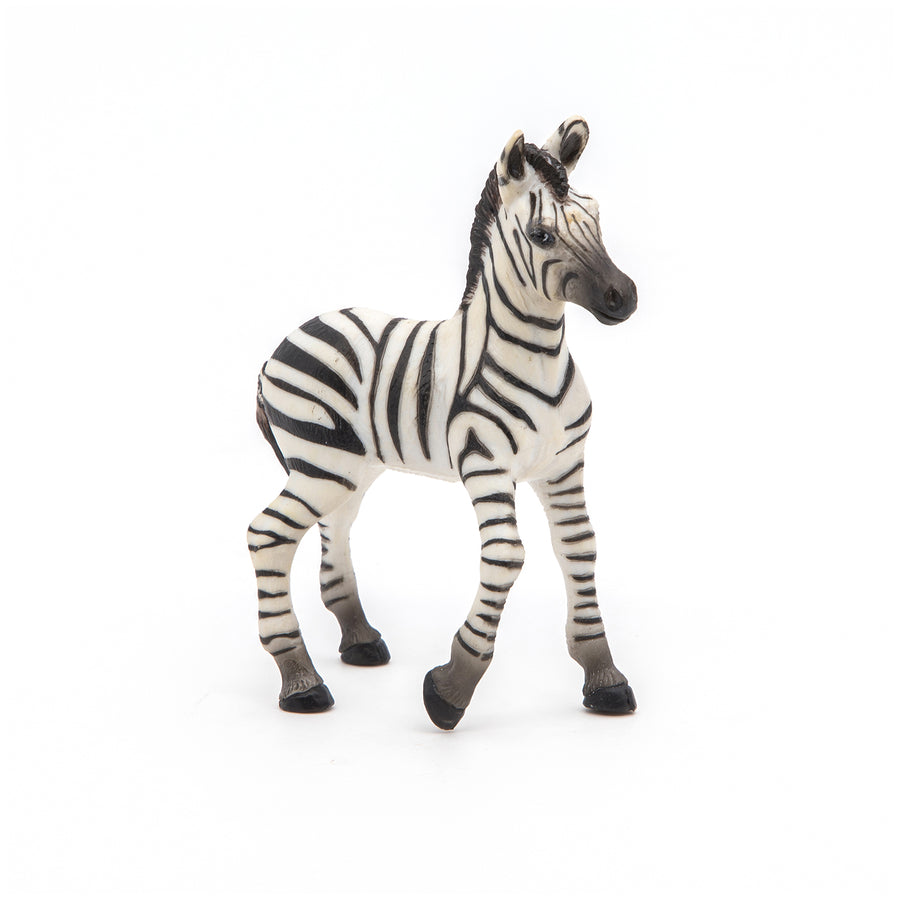 Figurine Bébé zèbre Papo en PVC, thème savane, Collection Animaux sauvages, jouet éducatif idéal pour enfants et collectionneurs