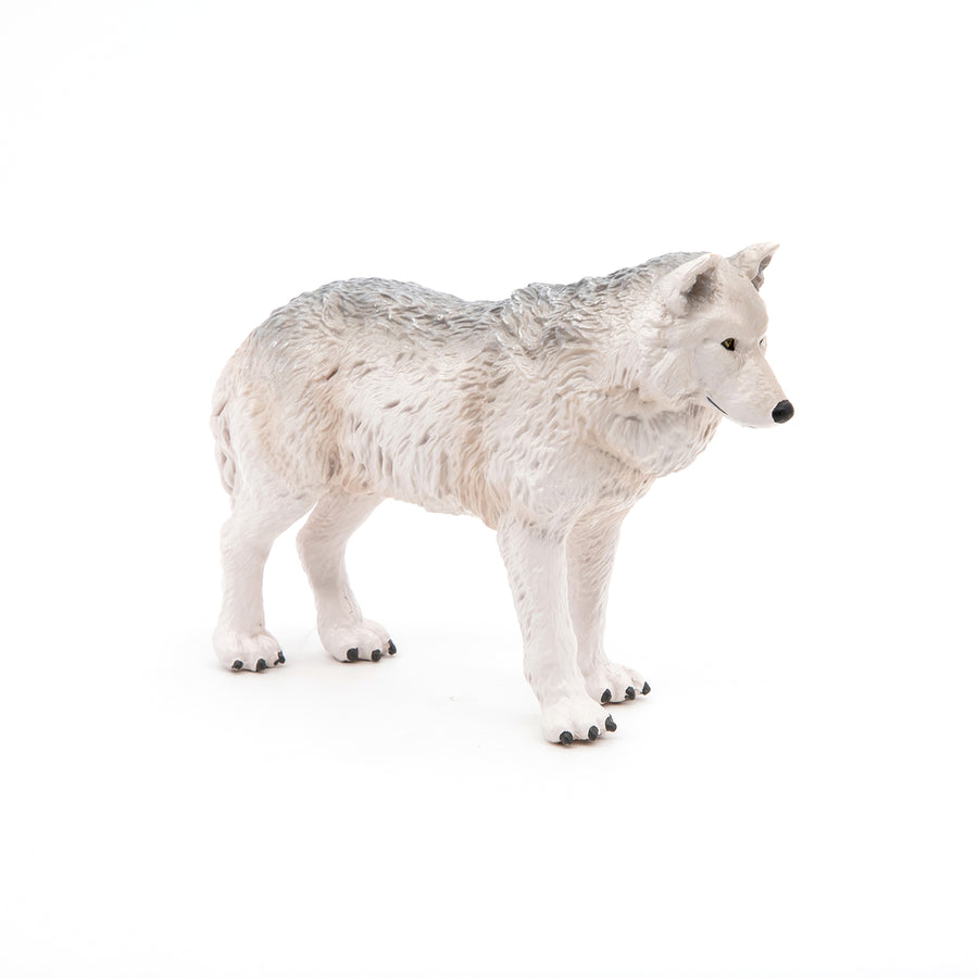 Figurine Loup polaire Papo en PVC, Collection Animaux sauvages, jouet éducatif idéal pour enfants et collectionneurs