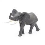 Figurine Éléphant Papo en PVC, thème savane, Collection Animaux sauvages, jouet éducatif idéal pour enfants et collectionneurs
