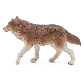 Figurine Loup Papo en PVC, thème forêt, Collection Animaux sauvages, jouet éducatif idéal pour enfants et collectionneurs