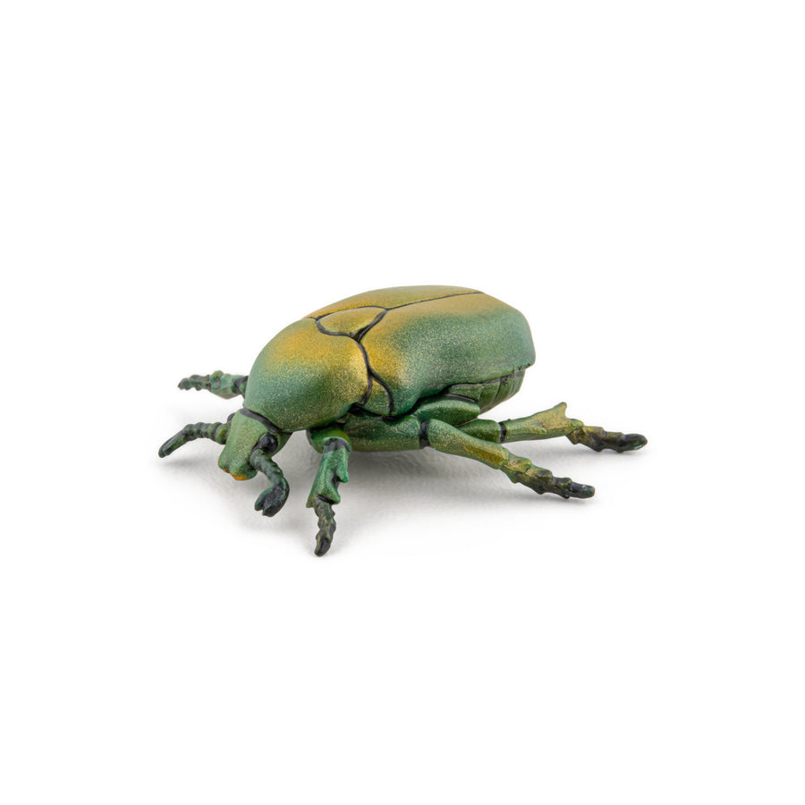 Figurine Cétoine doré Papo en PVC, thème insectes, Collection Animaux des jardins, jouet éducatif idéal pour enfants et collectionneurs