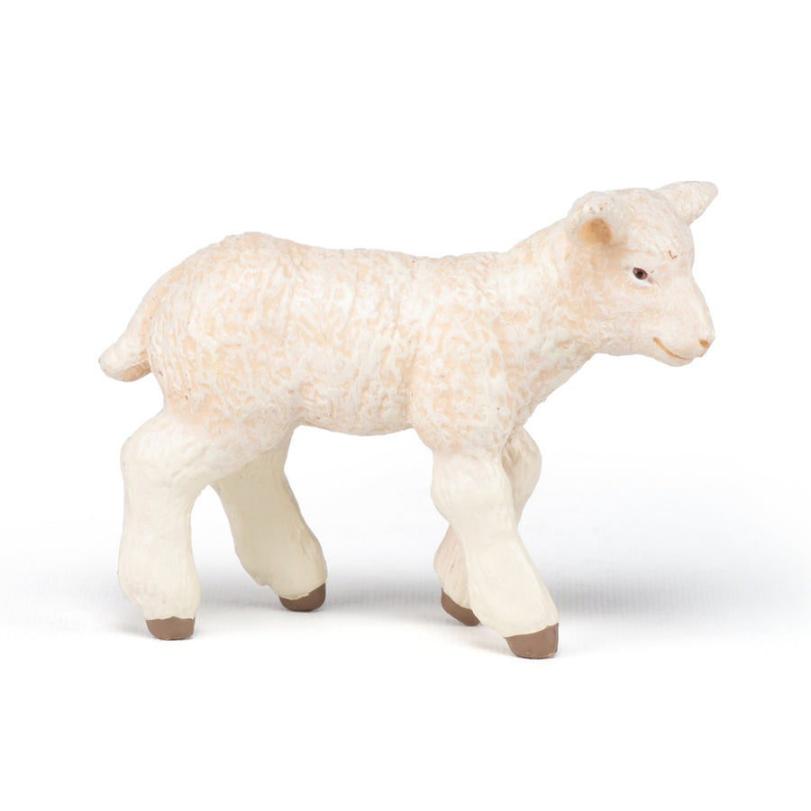 Agneau Papo en PVC, Collection Vie à la ferme, jouet éducatif idéal pour enfants et collectionneurs