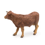 Figurine Vache limousine Papo en PVC, Collection Vie à la ferme, jouet éducatif idéal pour enfants et collectionneurs