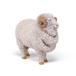 Mouton Mérinos Papo en PVC, Collection Vie à la ferme, jouet éducatif idéal pour enfants et collectionneurs