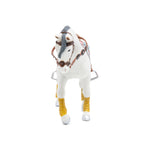 Figurine Cheval tressé Papo en PVC, Collection chevaux, jouet éducatif idéal pour enfants et collectionneurs