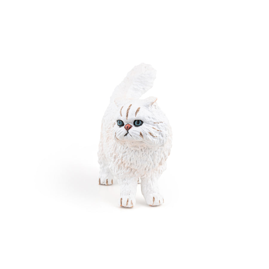 Figurine Chat persan Papo en PVC, Collection chiens et chats, jouet éducatif idéal pour enfants et collectionneurs