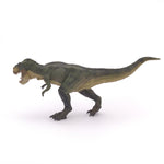 T-Rex courant vert Papo en PVC, Collection Dinosaures, jouet éducatif idéal pour enfants et collectionneurs